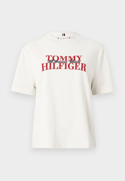 Tommy Hilfiger CLASSIC FLOCK LOGO RELAXED T-SHIRT