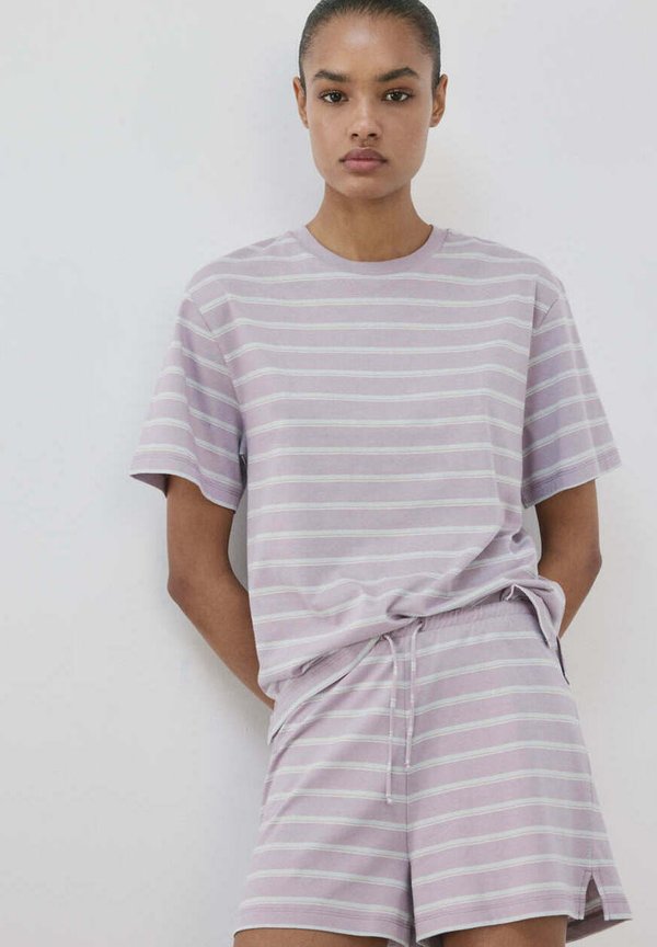 Mango ADULT SET - Print T-shirt - purple