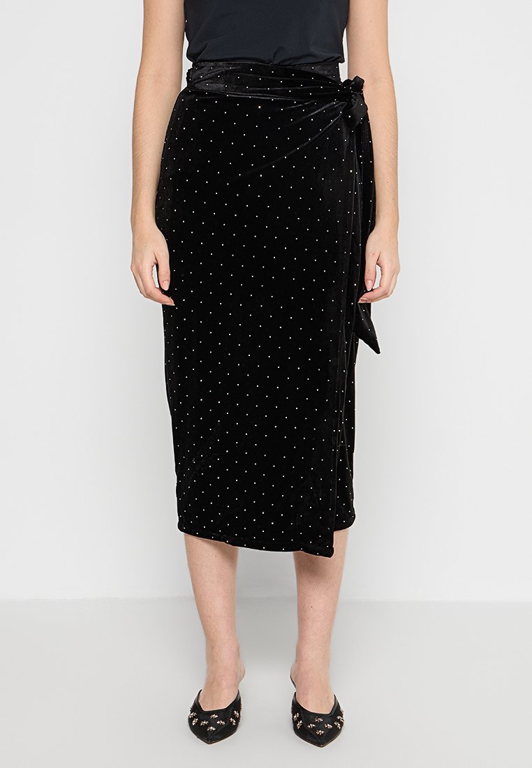 Never Fully Dressed BLACK VELVET JASPRE SKIRT