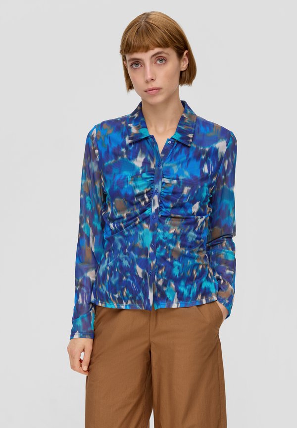 s.Oliver Button-down blouse - navy