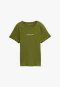 TOM TAILOR MIT LOGO - Print T-shirt - deep ivy green