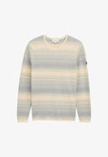 TOM TAILOR Jumper - grey/white stripe