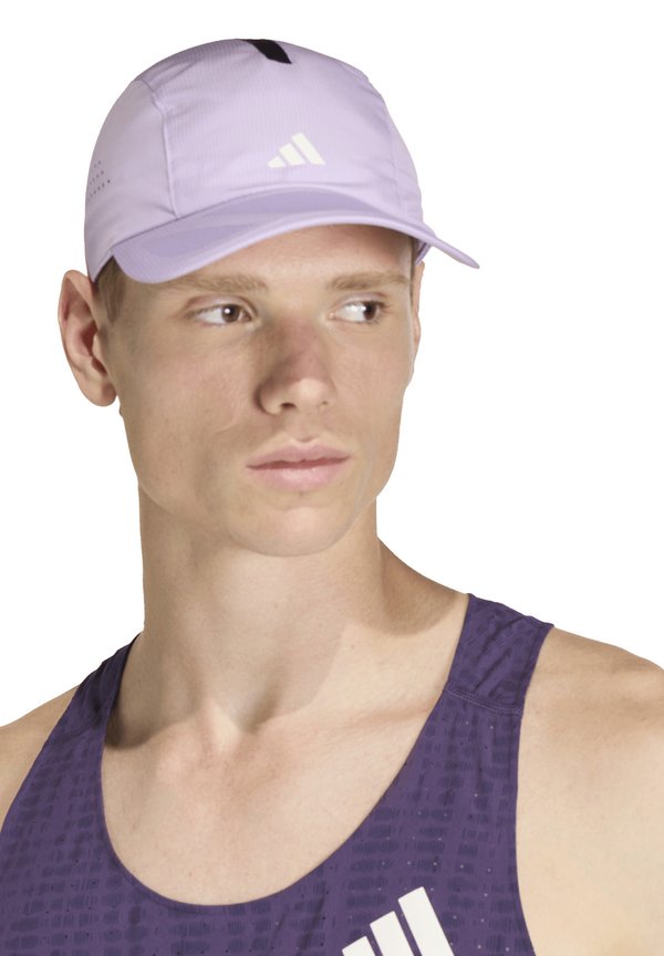 adidas Performance RUNXADIZ CAP UNISEX - Cap - powder plum   solar yellow