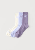 New Balance EVERYDAY SEASONAL CREW UNISEX 3 PACK - Socks - purple/lilac