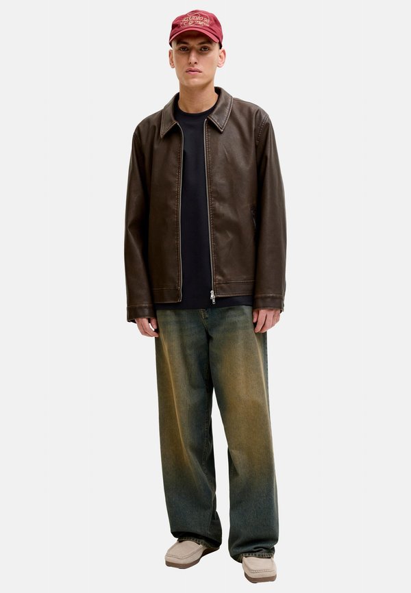 Jack & Jones JACK & JONES PACK 2 - Basic T-shirt - schwarz   beige
