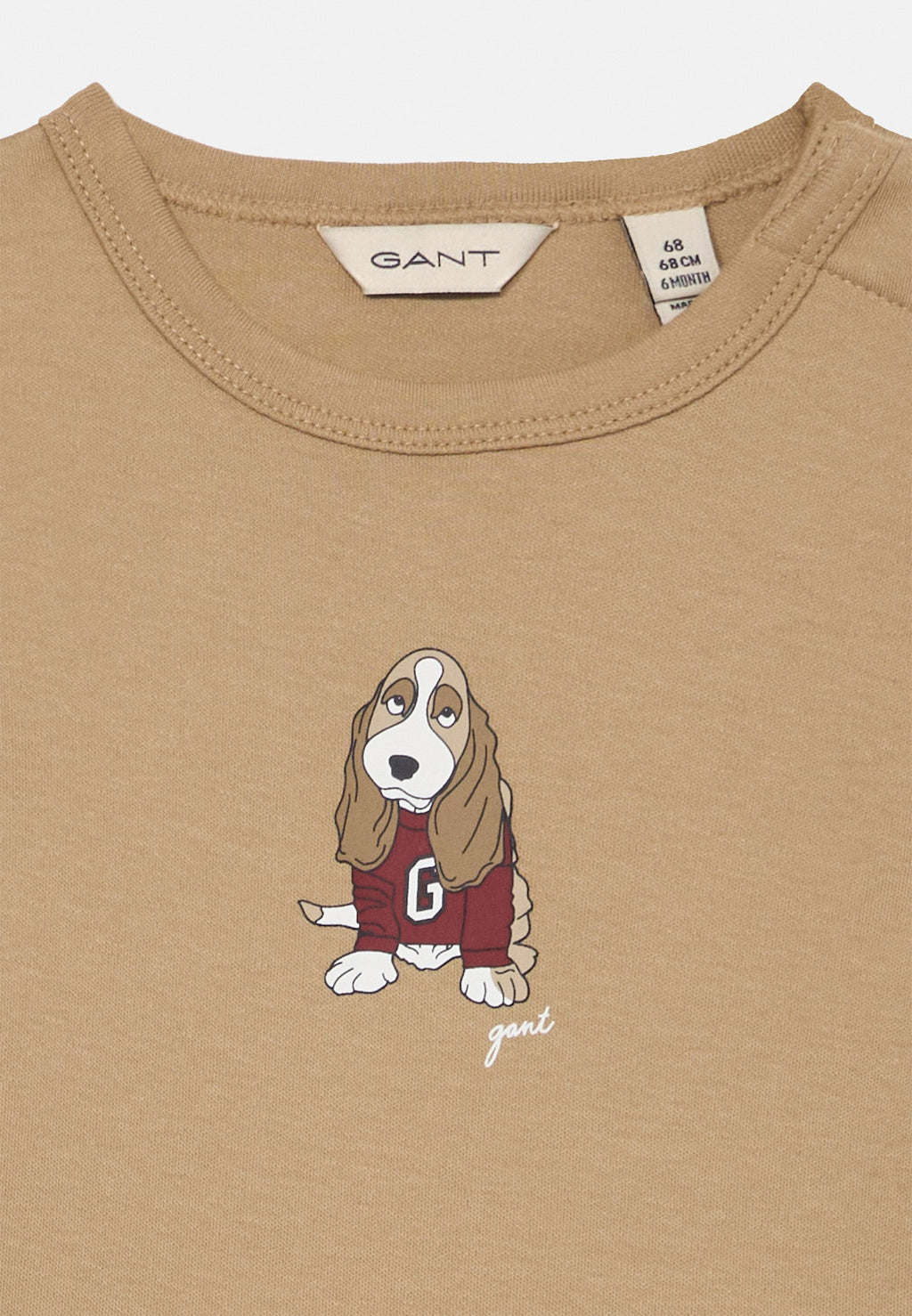 GANT DOG PRINT BODY BEANIE SET UNISEX