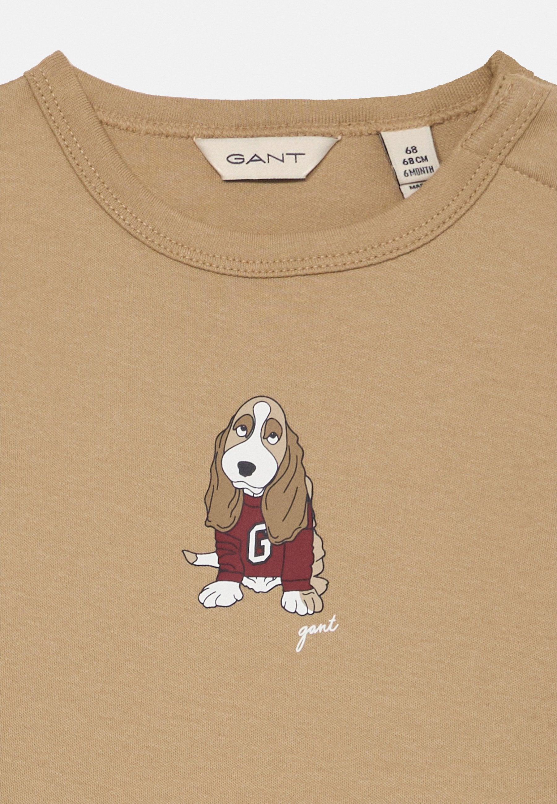 GANT DOG PRINT BODY BEANIE SET UNISEX