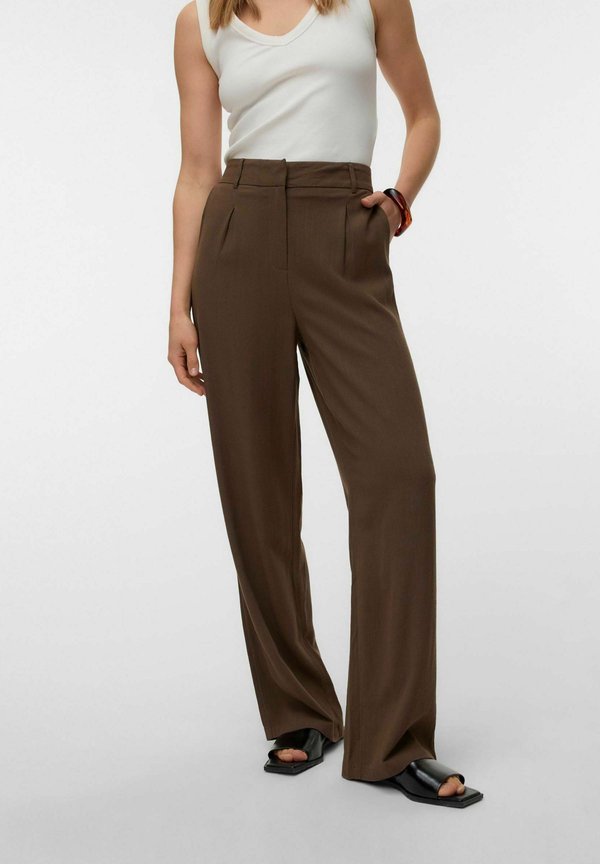 Vero Moda Tailored VMSISSEVERA Tailored - Trousers - chocolate martini