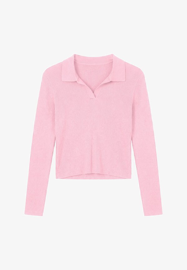 Vero Moda KNITTED PULLOVER VMALBERTA KNITTED PULLOVER - Jumper - pink-a-boo
