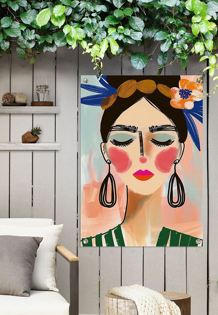 Orange Wallz SPRING LADY