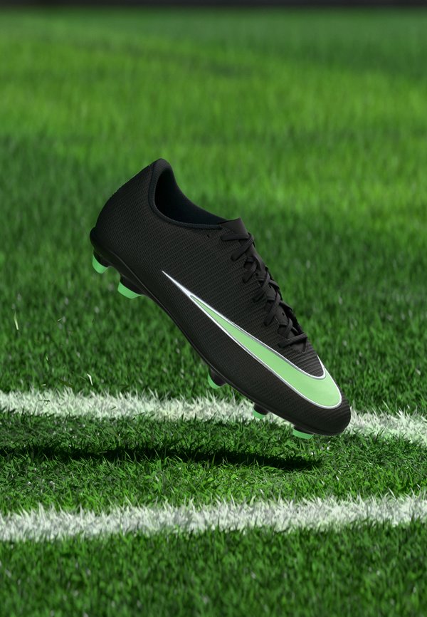 Nike Performance MERCURIAL VAPOR 17 CLUB FG/MG UNISEX - Football boots artificial grass - black/illusion green