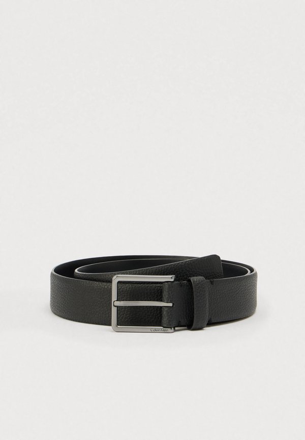 Calvin Klein Belt business - black/matte gunmetal