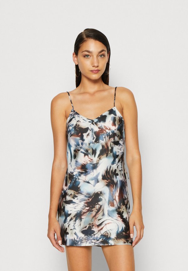 Weekday YUI MINI PRINTED SLIP DRESS