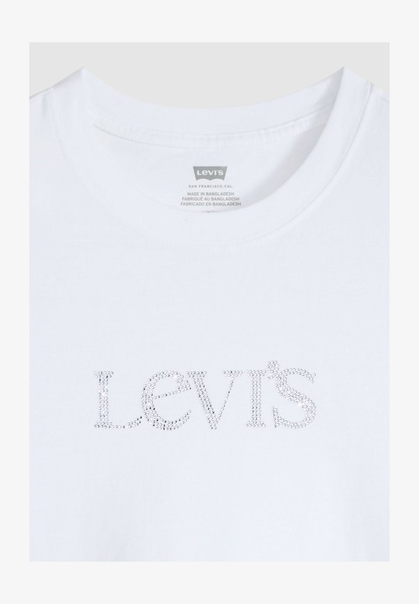 Levi's® GR FAVORITE TEE FUNKY COLLEGIATE NAVY BL - Print T-shirt - western collegiate t - whites -