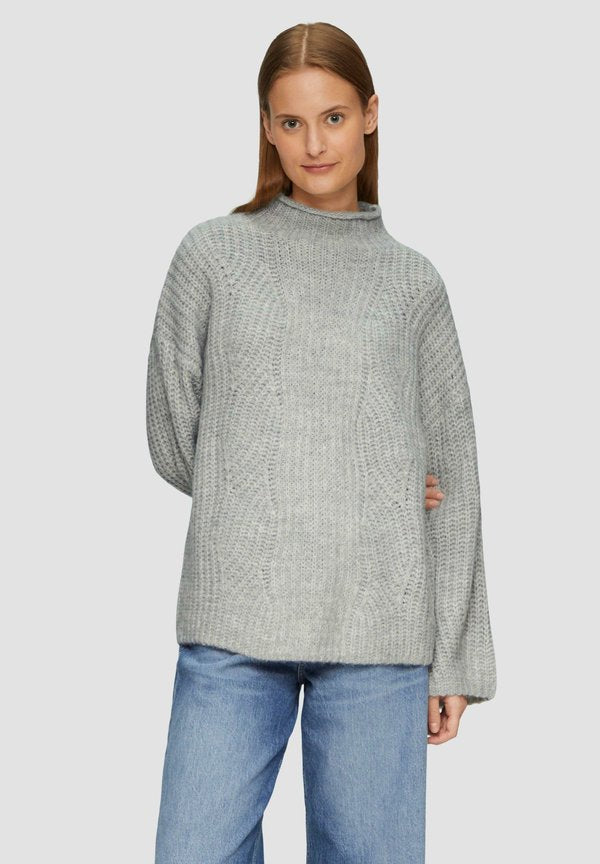 s.Oliver RELAXED-FIT - Jumper - grau meliert
