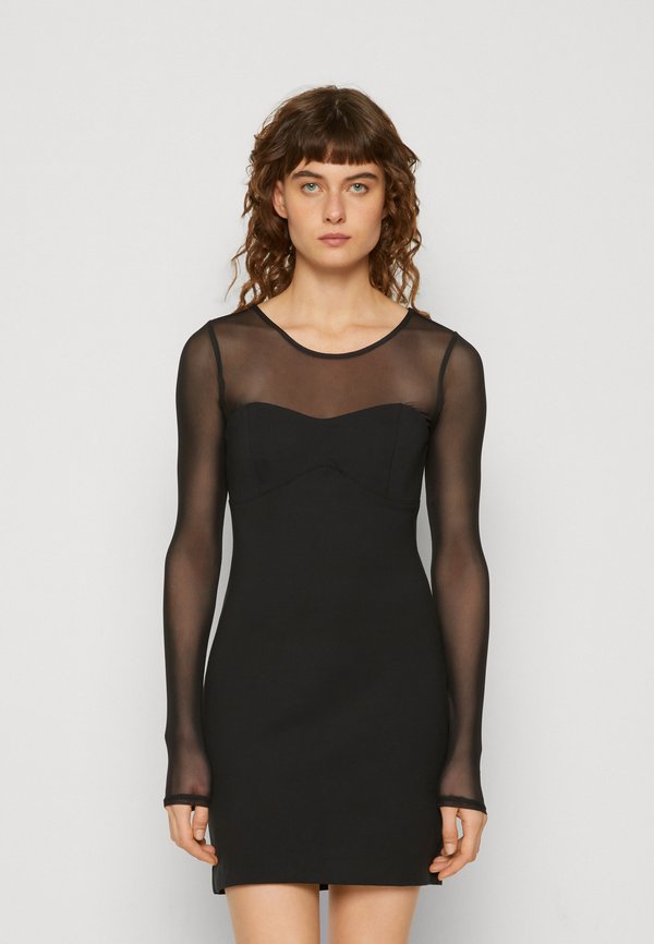 Abercrombie & Fitch PARTY PONTE STRAPLESS CORSET MINI
