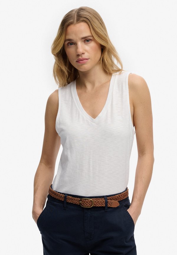 Superdry & Co SUPERDRY STUDIOS V-NECKLINE VEST TOP.. - Top - optic