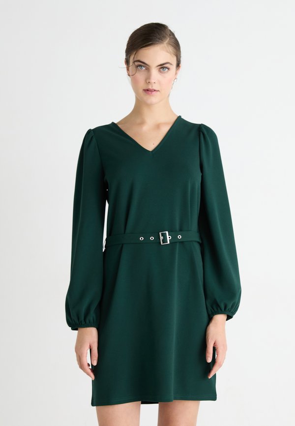 Vero Moda VMALLISON V NECK SHORT DRESS - Jersey dress - scarab