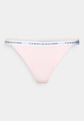 Tommy Hilfiger REPEAT LOGO WAISTBAND TANGA THONG - Thong - light pink