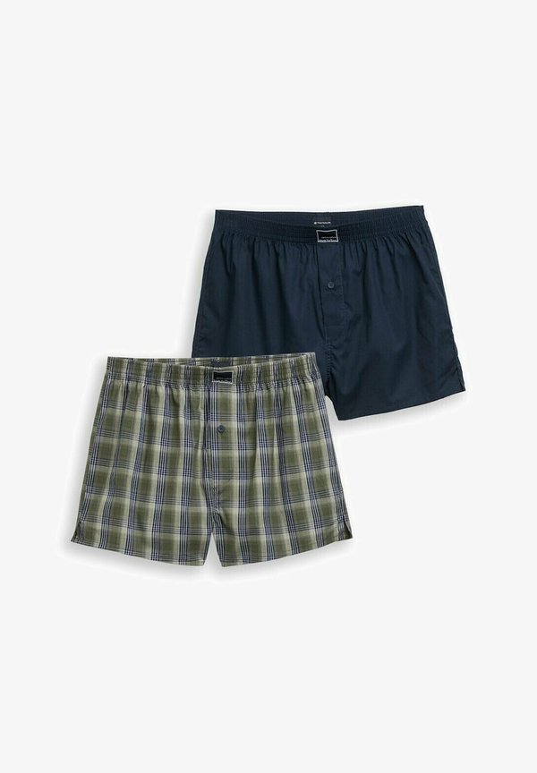 TOM TAILOR 2-PACK - Boxer shorts - green dark check