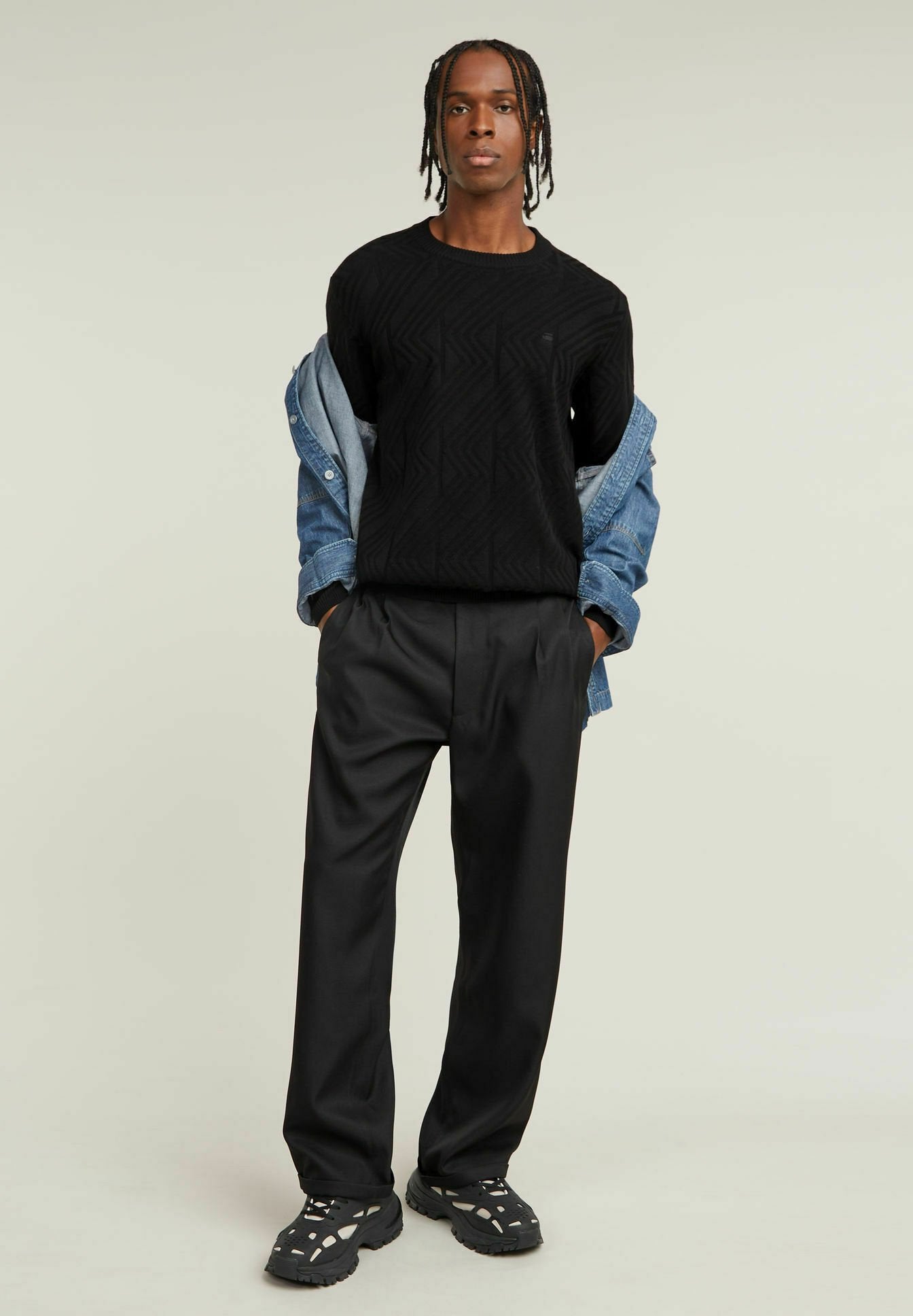 G-STAR PLEATED RELAXED