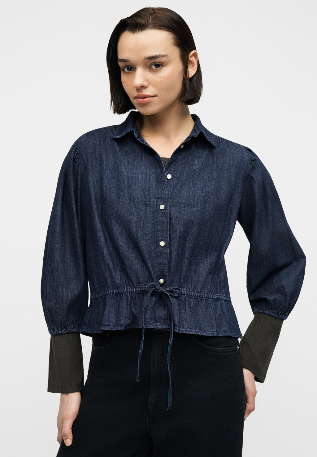 GAP TIE WAIST SHIRT