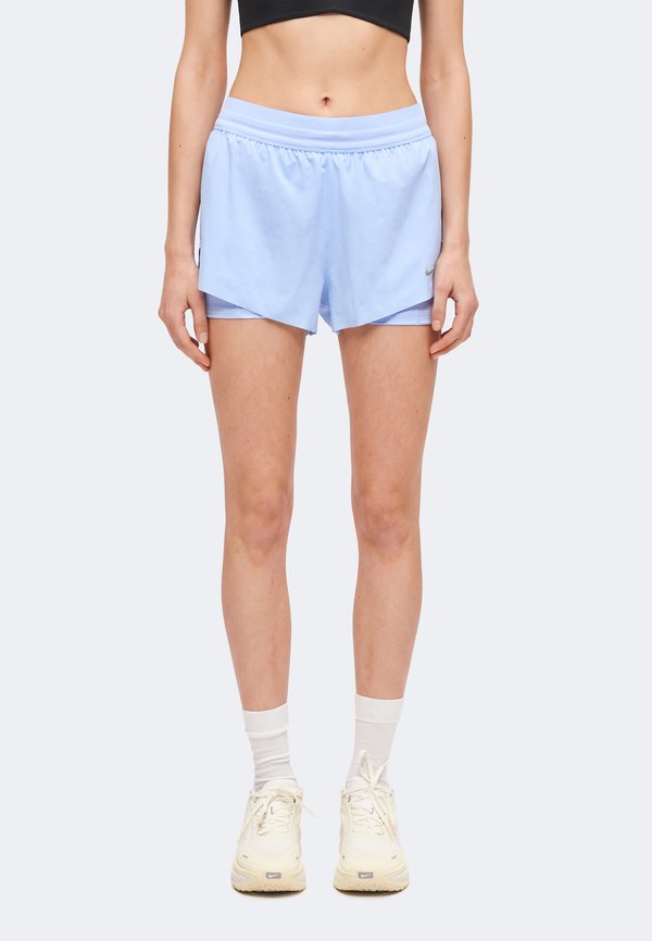 Nike Performance SWIFT - 2-in-1 shorts - aluminum/gridiron