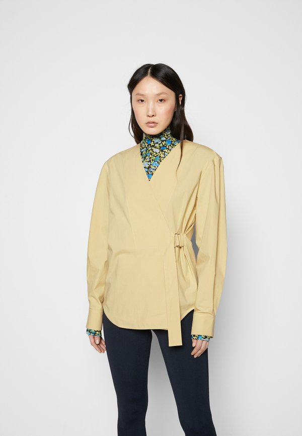 Victoria Beckham V-NECK WRAP SHIRT