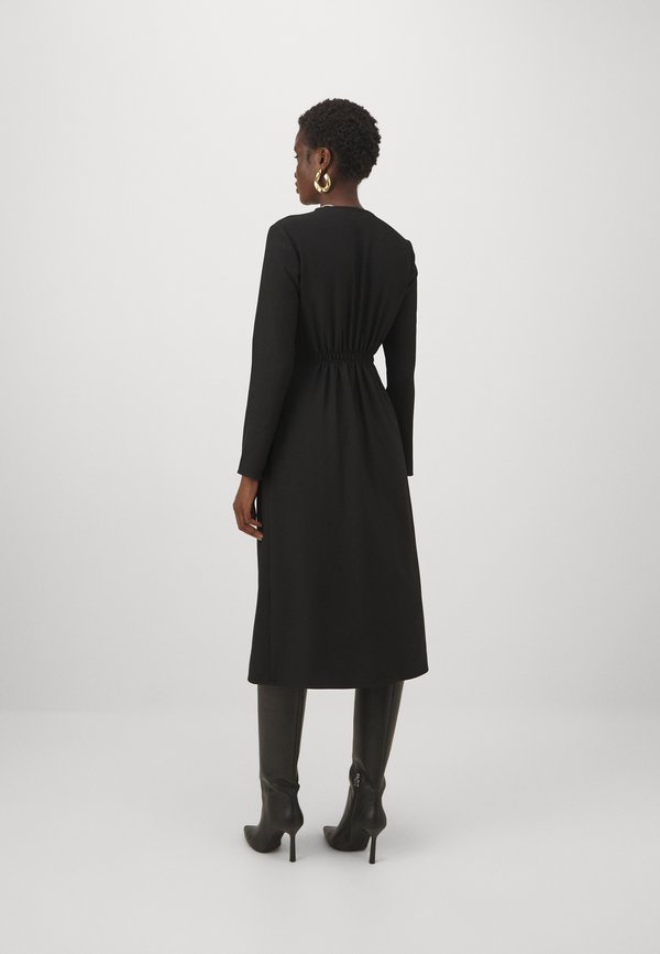 DKNY LONG SLEEVE MIDI DRESS