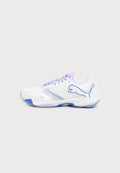 Puma VANTAGE NITRO  - Volleyball shoes - puma white/royal sapphire/light lavender