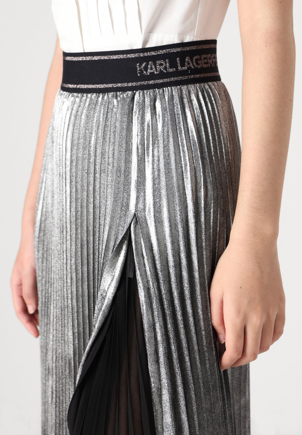 FOIL PLEATED SKIRT Media 6