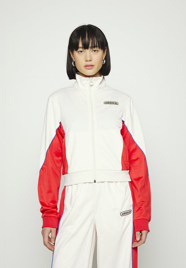 adidas Originals TRACK - Training jacket - white/vivid red