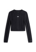 Tommy Jeans TJW CABLE SCRIPT SWE