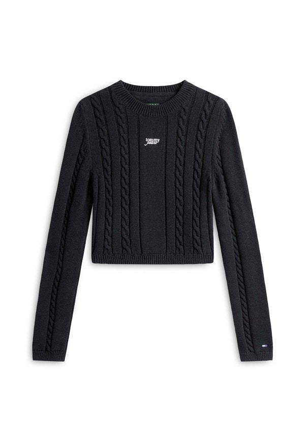 Tommy Jeans TJW CABLE SCRIPT SWE