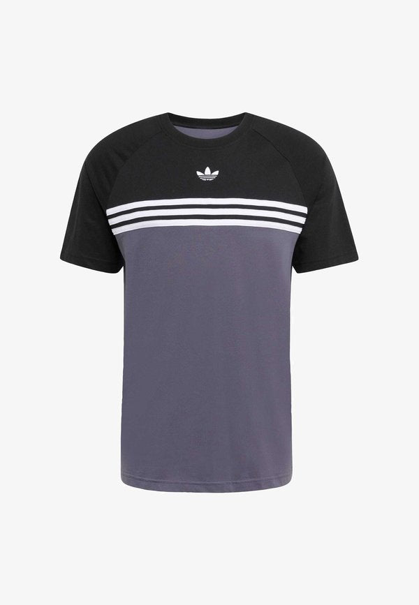 adidas Originals CHEST - Print T-shirt - aurora onix/black