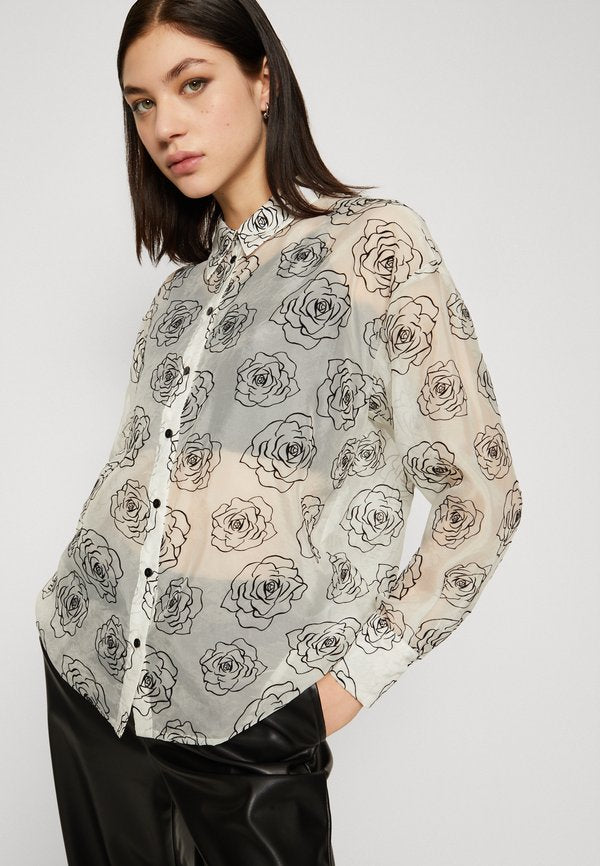 Vero Moda VMNAYA FLOWER OVERSIZED SHIRT