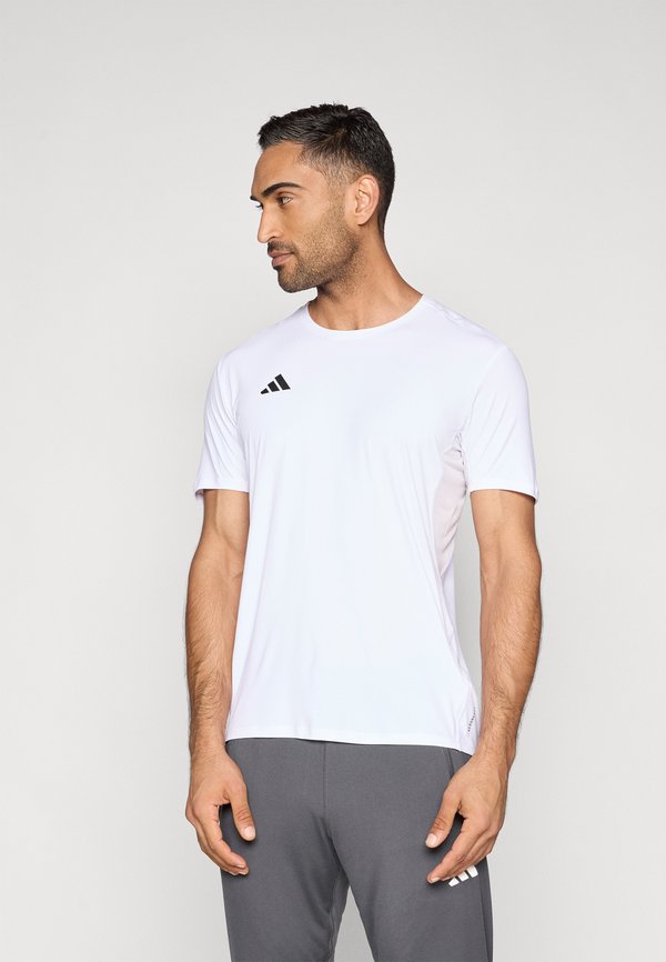 adidas Performance ADIZERO TEE - Sports T-shirt - white