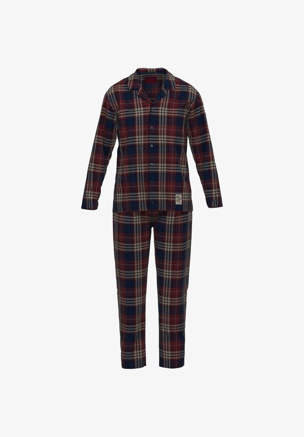 TOM TAILOR Pyjama set - rot mittel karo