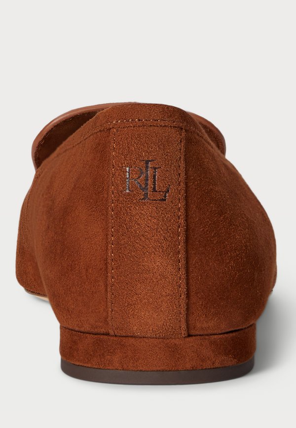 Lauren Ralph Lauren LONDYN SHEEP-SUEDE KILTIE BALLET FLAT