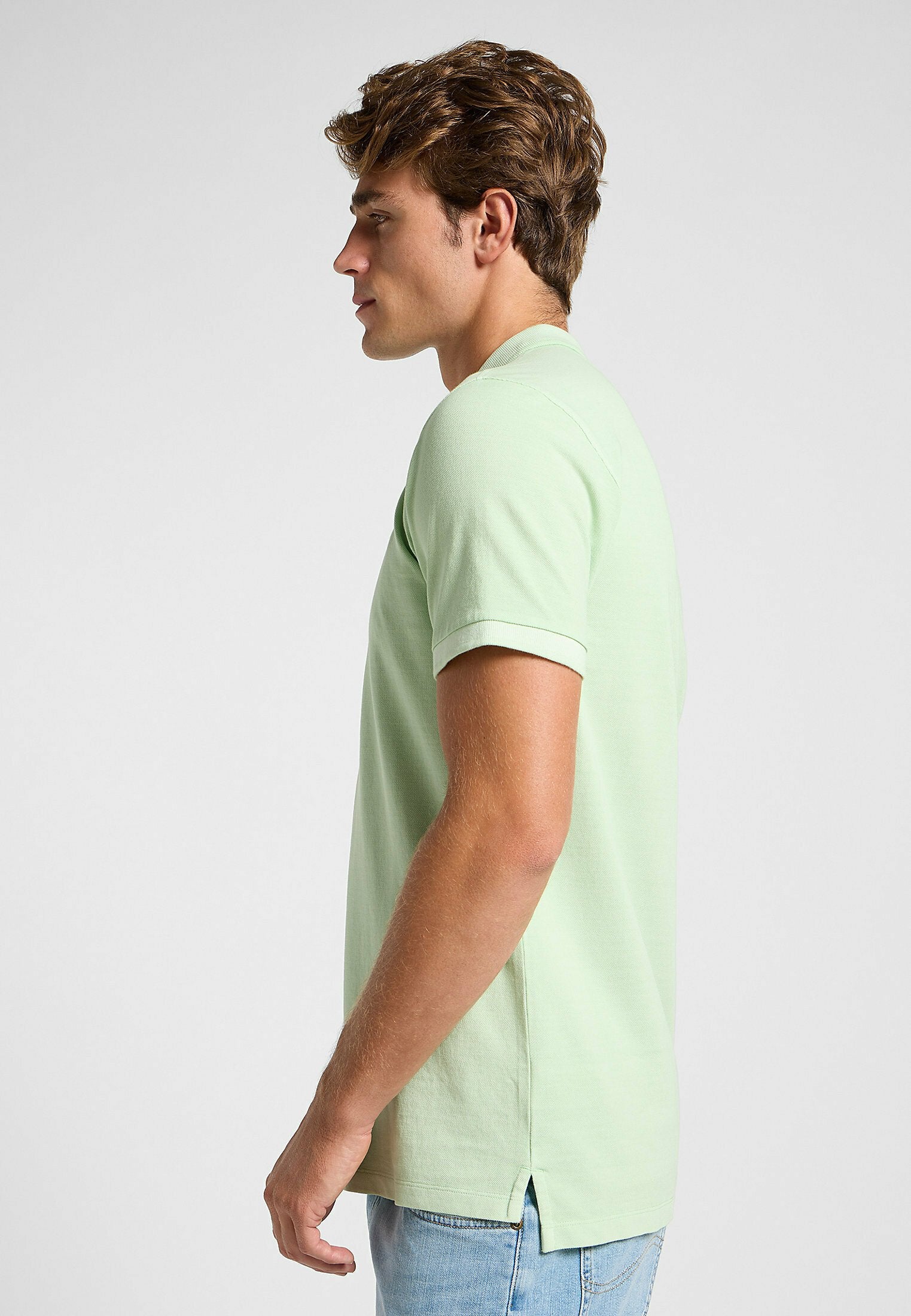 Lee SHORT SLEEVE GARMENT_DYE_POLO FOR MENS - REGULAR FIT