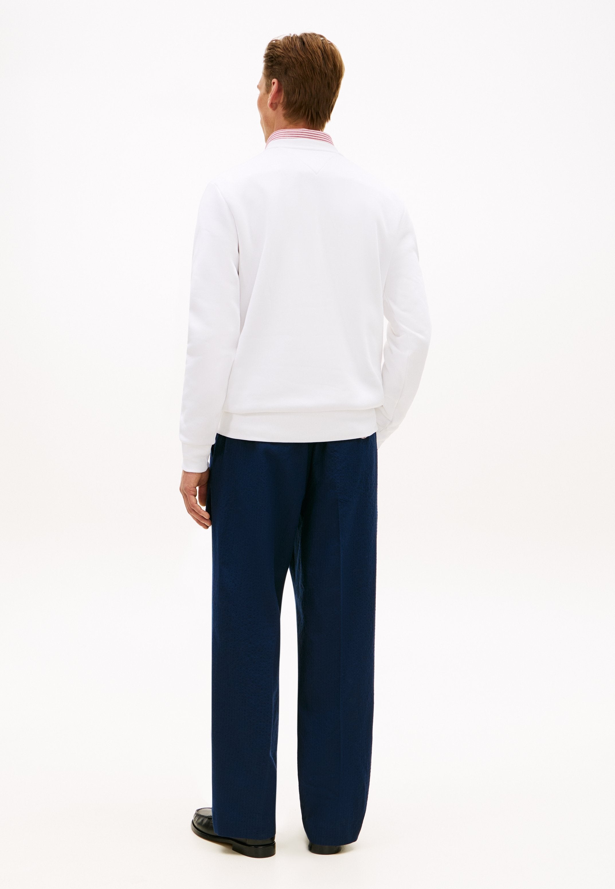 LOGO STRIPE FRENCH TERRY SWEATSHIRT Media 4