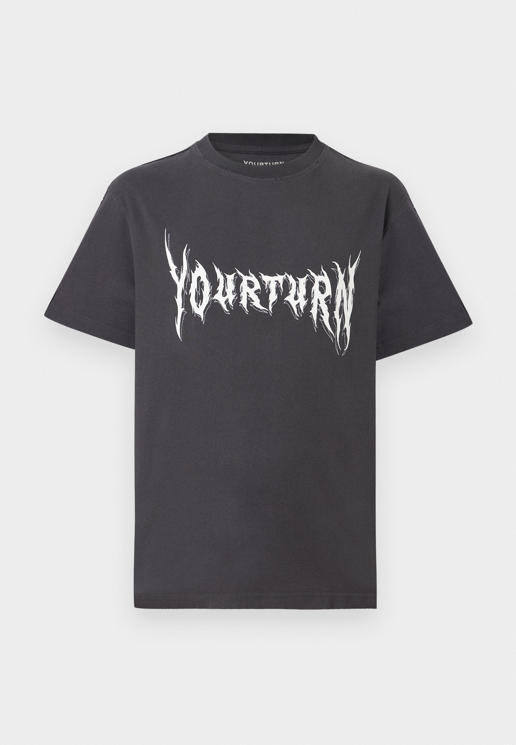 YOURTURN OVERSIZED FIT HEAVYWEIGHT DISTRESSED