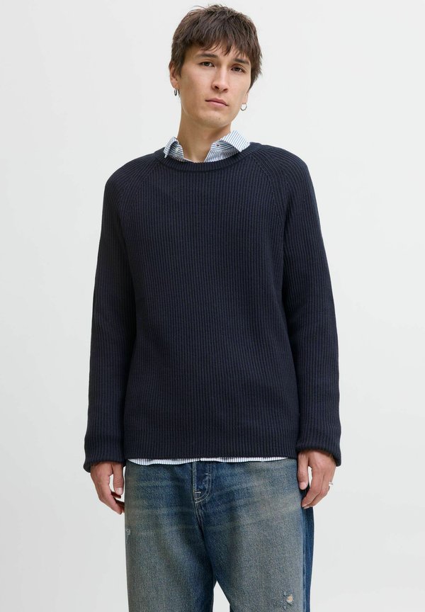 Jack & Jones Knitted Plain Knitted - Jumper - sky captain
