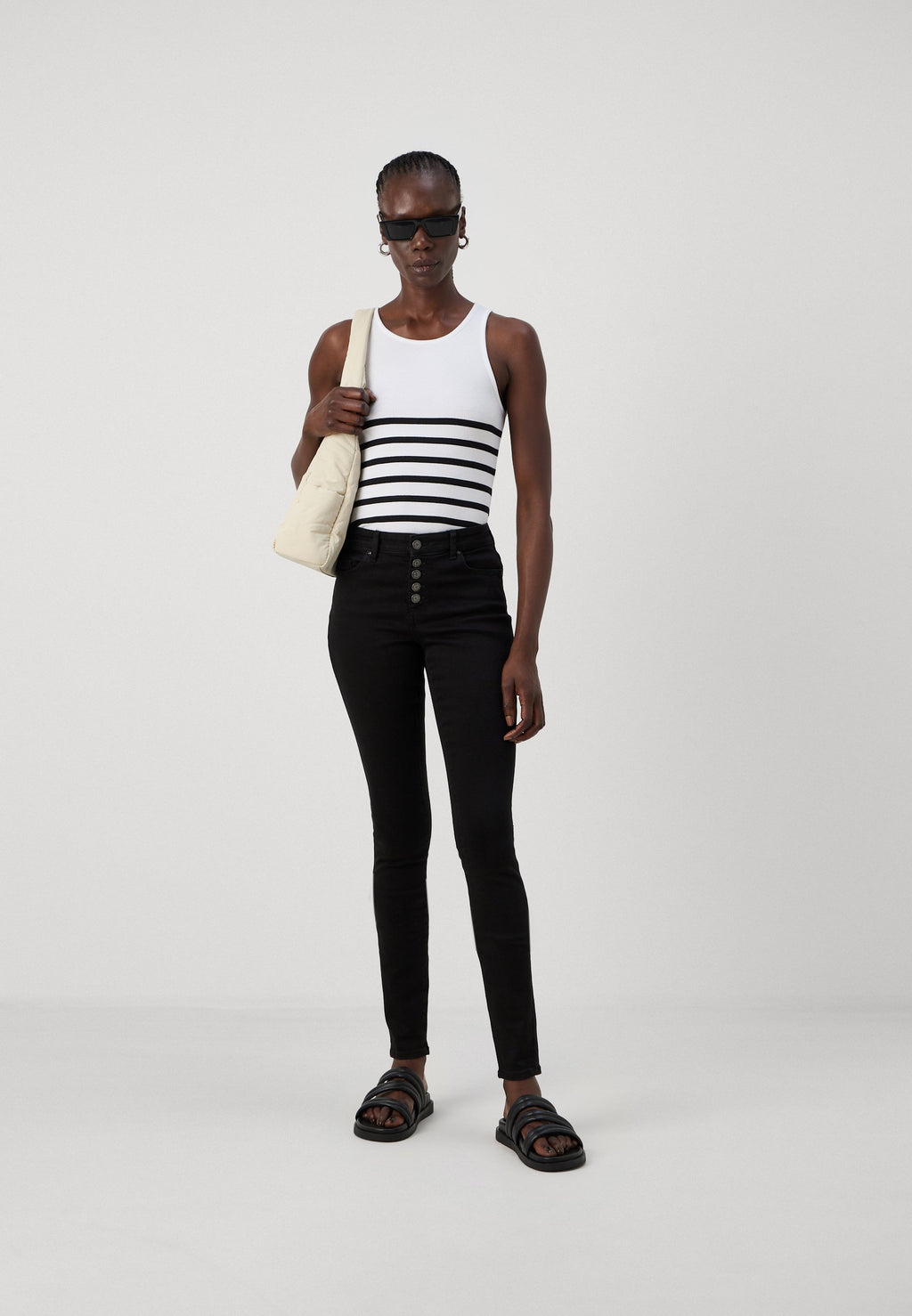 Skinny fit ONLHUSH Mid waist Media 2