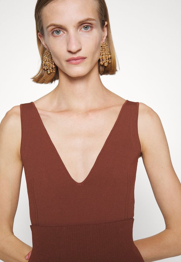 Victoria Beckham OPEN BACK V NECK BODYSUIT