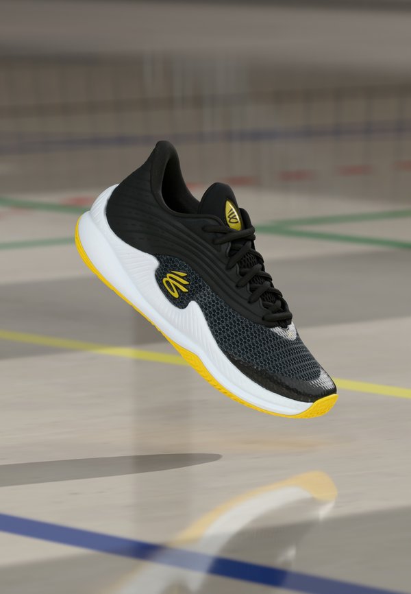 Under Armour CURRY SPLASH '26 - Basketball shoes - black/taxi