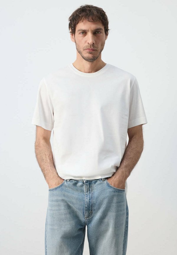 Mango ADULT - Basic T-shirt - blanc