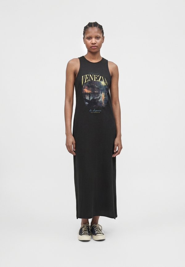 ONLY ONLLUCY DRIVE DRESS BOX - Jersey dress - black
