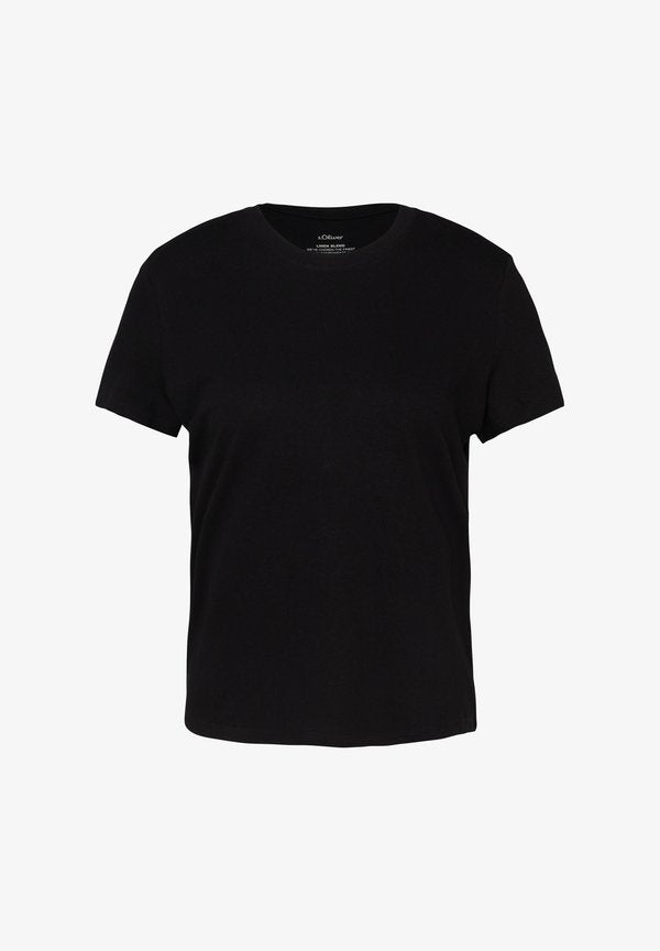s.Oliver T-SHIRT - Basic T-shirt - schwarz