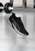 Puma AGILE LITE  - Training shoe - black/white/silver-coloured